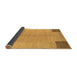 Sideview of Abstract Brown Contemporary Rug, con353brn