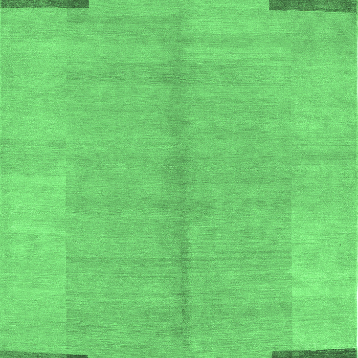 Abstract Emerald Green Contemporary Rug, con353emgrn