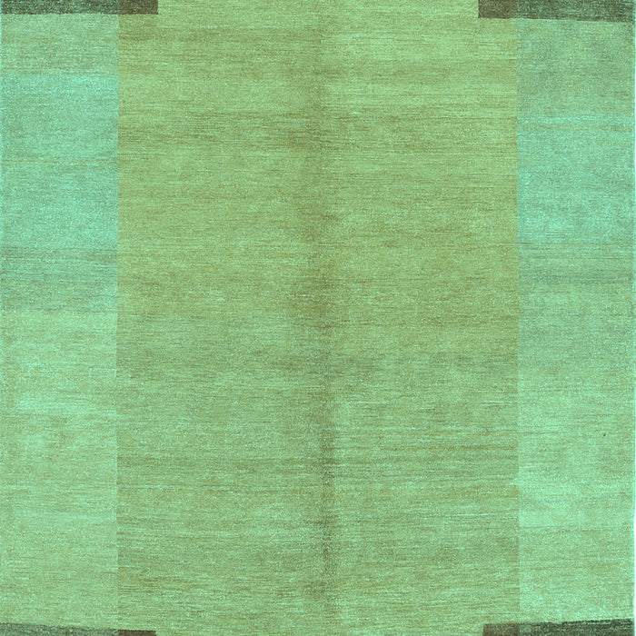 Abstract Turquoise Contemporary Rug, con353turq