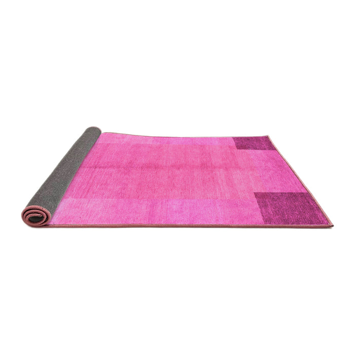 Sideview of Abstract Pink Contemporary Rug, con353pnk