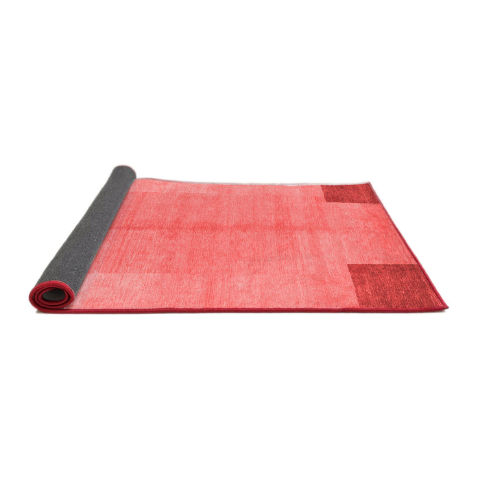 Abstract Red Contemporary Area Rugs