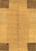 Abstract Brown Contemporary Rug, con353brn