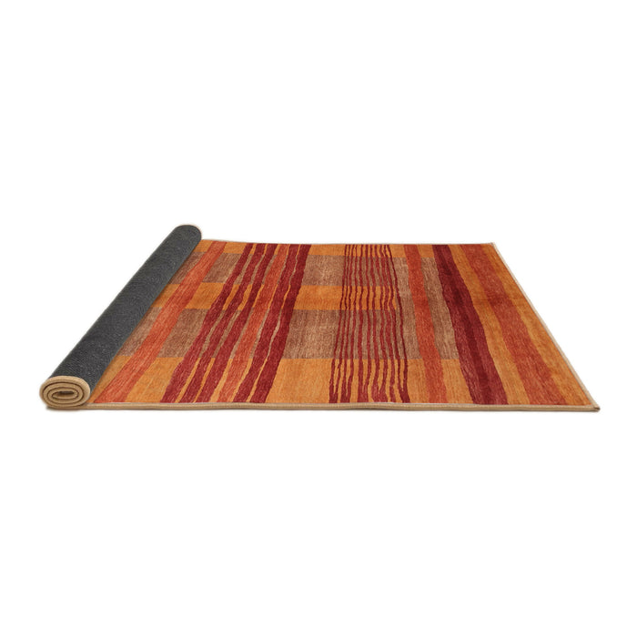 Thickness of Contemporary Neon Red Modern Rug, con354