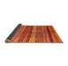 Thickness of Contemporary Neon Red Modern Rug, con354