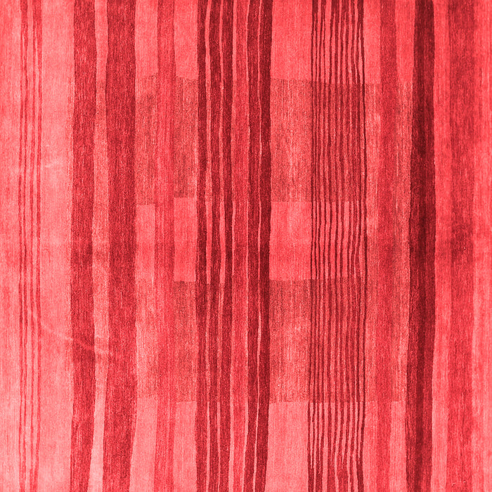 Machine Washable Abstract Red Contemporary Rug, wshcon354red