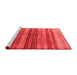 Contemporary Red Washable Rugs