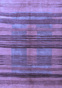 Abstract Blue Contemporary Rug, con354blu