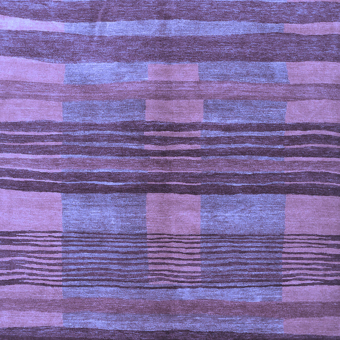 Machine Washable Abstract Blue Contemporary Rug, wshcon354blu