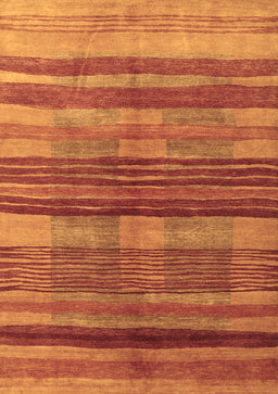 Abstract Brown Contemporary Rug, con354brn