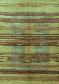 Abstract Turquoise Contemporary Rug, con354turq