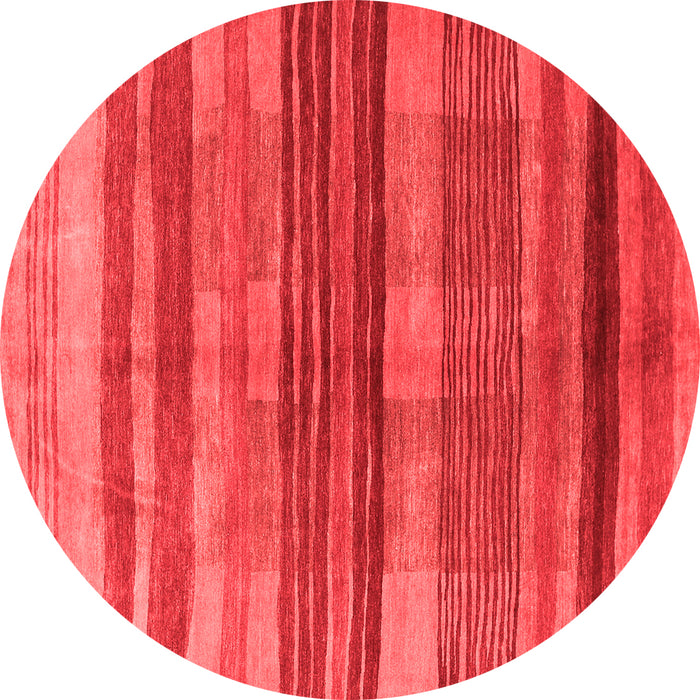 Machine Washable Abstract Red Contemporary Rug, wshcon354red