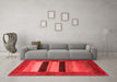 Contemporary Red Washable Rugs