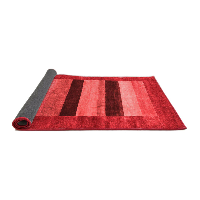 Abstract Red Contemporary Area Rugs