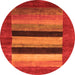 Machine Washable Abstract Orange Contemporary Area Rugs, wshcon355org