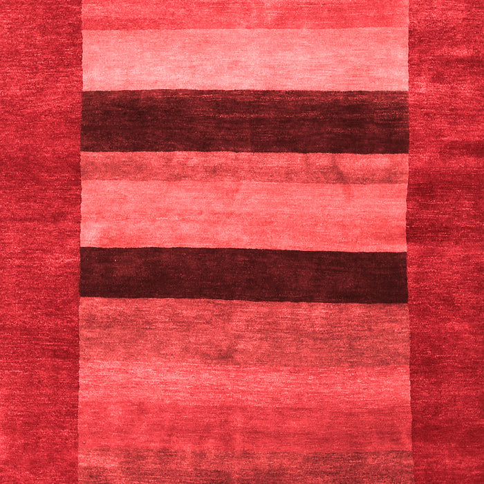 Abstract Red Contemporary Area Rugs