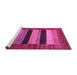 Sideview of Machine Washable Abstract Purple Contemporary Area Rugs, wshcon355pur