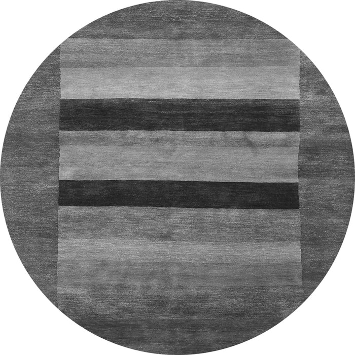 Square Abstract Gray Contemporary Rug, con355gry