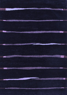 Abstract Blue Contemporary Rug, con356blu