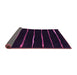 Sideview of Abstract Purple Contemporary Rug, con356pur