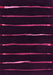 Machine Washable Abstract Pink Contemporary Rug, wshcon356pnk