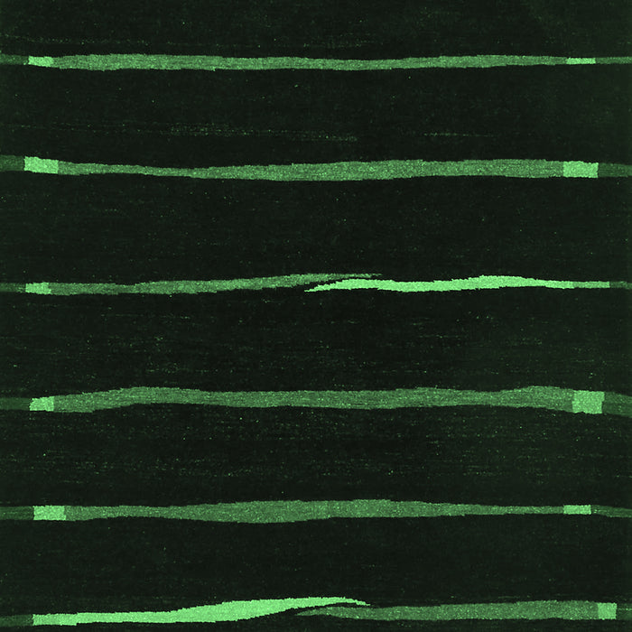 Abstract Emerald Green Contemporary Rug, con356emgrn