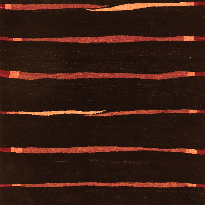 Serging Thickness of Machine Washable Abstract Orange Contemporary Area Rugs, wshcon356org