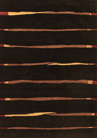 Abstract Brown Contemporary Rug, con356brn