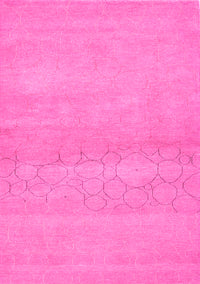 Abstract Pink Contemporary Rug, con357pnk