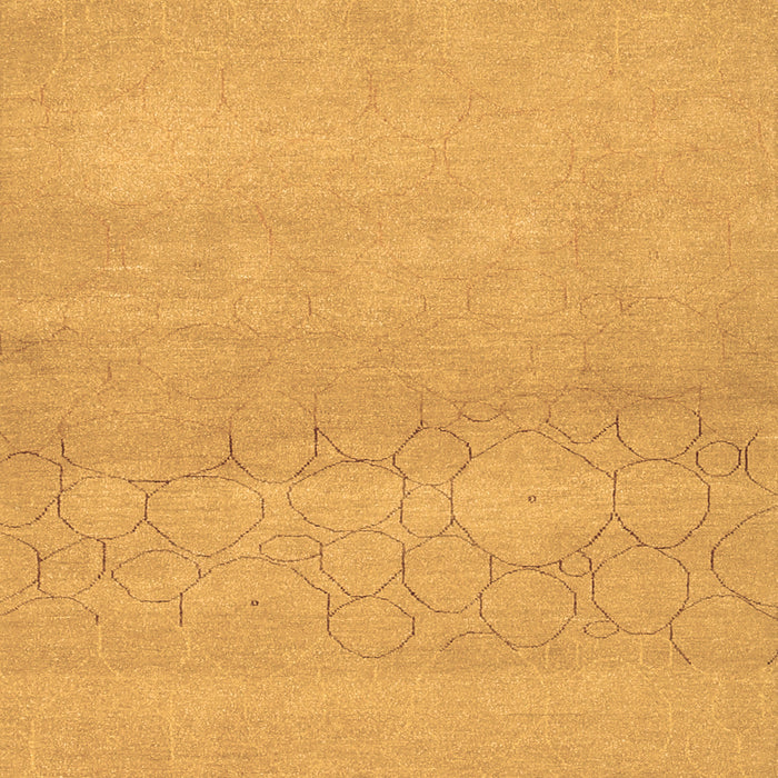 Machine Washable Abstract Brown Contemporary Rug, wshcon357brn