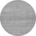 Square Abstract Gray Contemporary Rug, con357gry