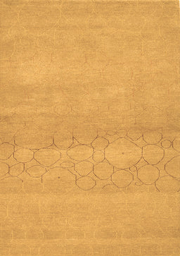 Abstract Brown Contemporary Rug, con357brn