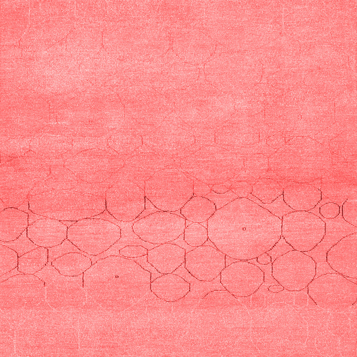 Machine Washable Abstract Red Contemporary Rug, wshcon357red