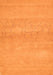 Serging Thickness of Machine Washable Abstract Orange Contemporary Area Rugs, wshcon357org