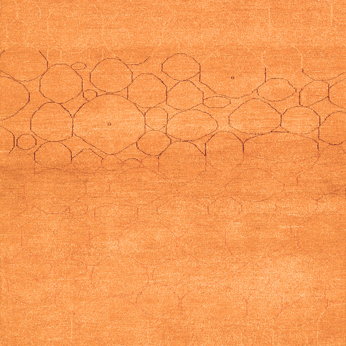 Serging Thickness of Machine Washable Abstract Orange Contemporary Area Rugs, wshcon357org