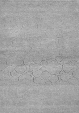 Abstract Gray Contemporary Rug, con357gry