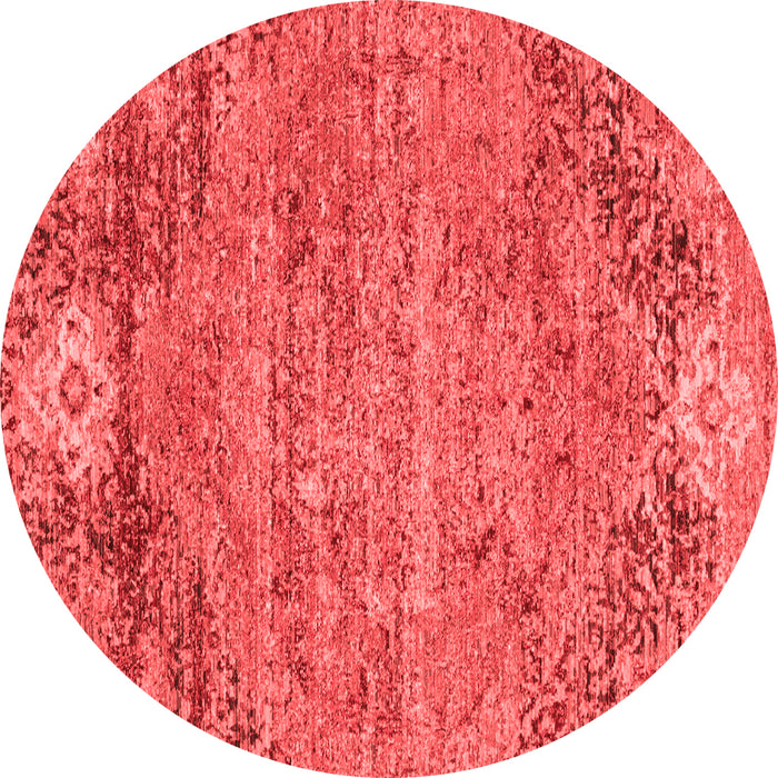 Machine Washable Abstract Red Contemporary Rug, wshcon358red