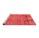 Contemporary Red Washable Rugs