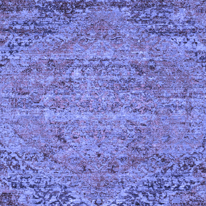 Abstract Blue Contemporary Rug, con358blu