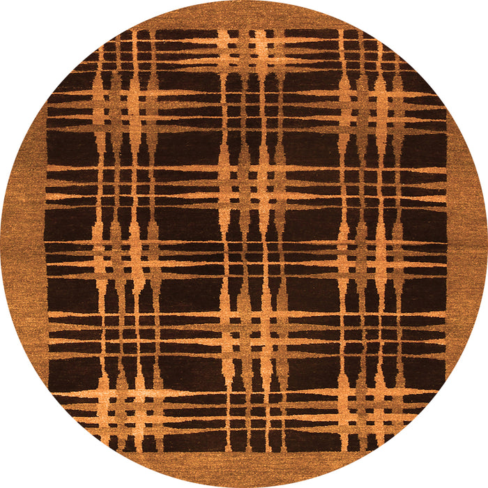 Machine Washable Abstract Orange Contemporary Area Rugs, wshcon359org