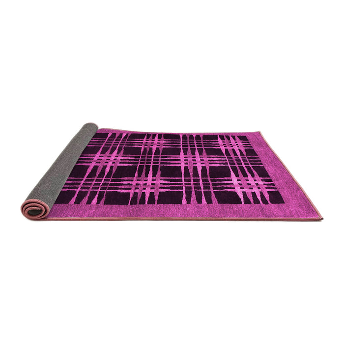 Sideview of Abstract Pink Contemporary Rug, con359pnk