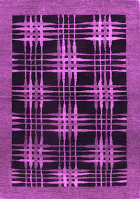 Abstract Purple Contemporary Rug, con359pur