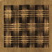 Square Machine Washable Abstract Brown Contemporary Rug, wshcon359brn