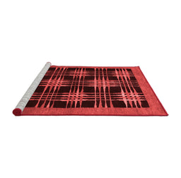 Contemporary Red Washable Rugs