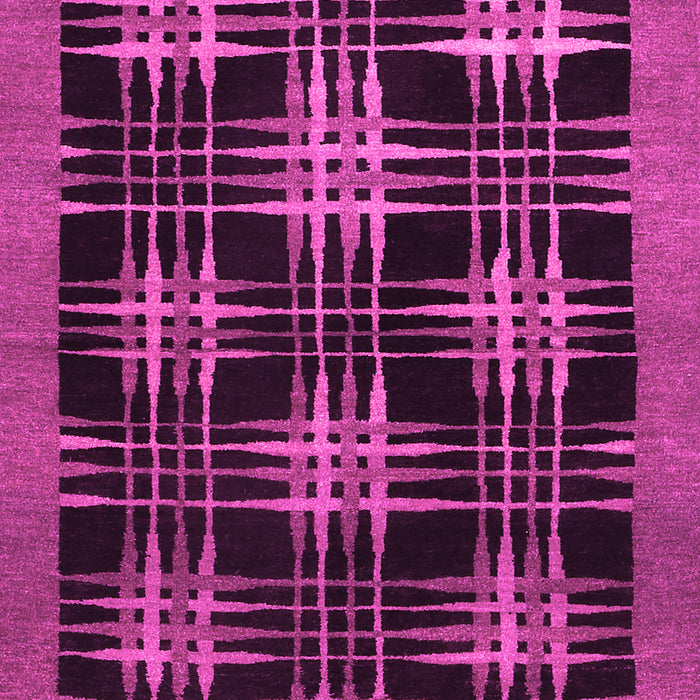 Machine Washable Abstract Pink Contemporary Rug, wshcon359pnk