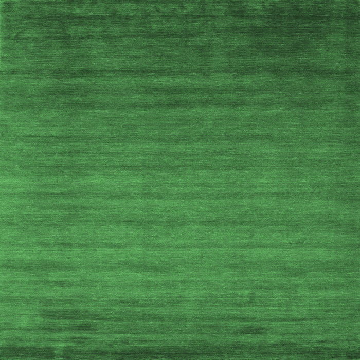 Square Machine Washable Abstract Emerald Green Contemporary Area Rugs, wshcon35emgrn