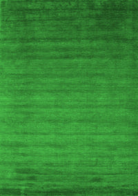 Abstract Green Contemporary Rug, con35grn