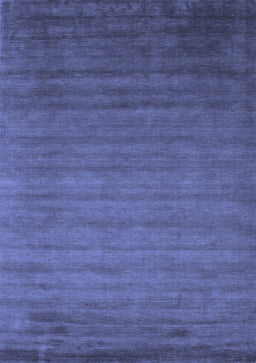 Abstract Blue Contemporary Rug, con35blu