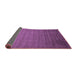 Sideview of Abstract Purple Contemporary Rug, con35pur