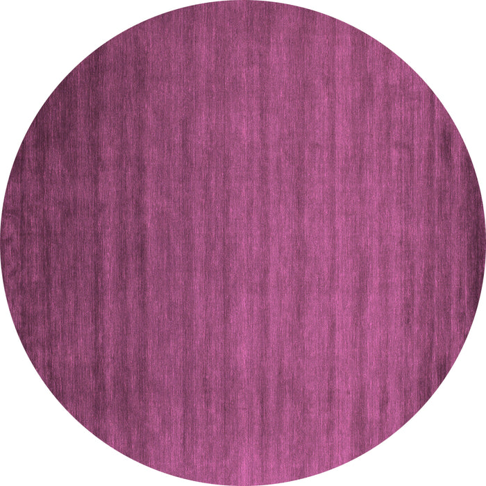 Round Machine Washable Abstract Pink Contemporary Rug, wshcon35pnk