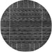 Square Abstract Gray Contemporary Rug, con360gry